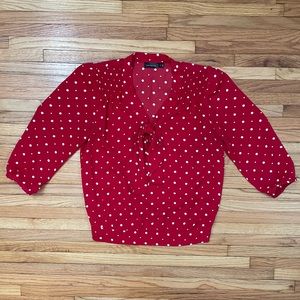 The Limited - Polka Dot Top